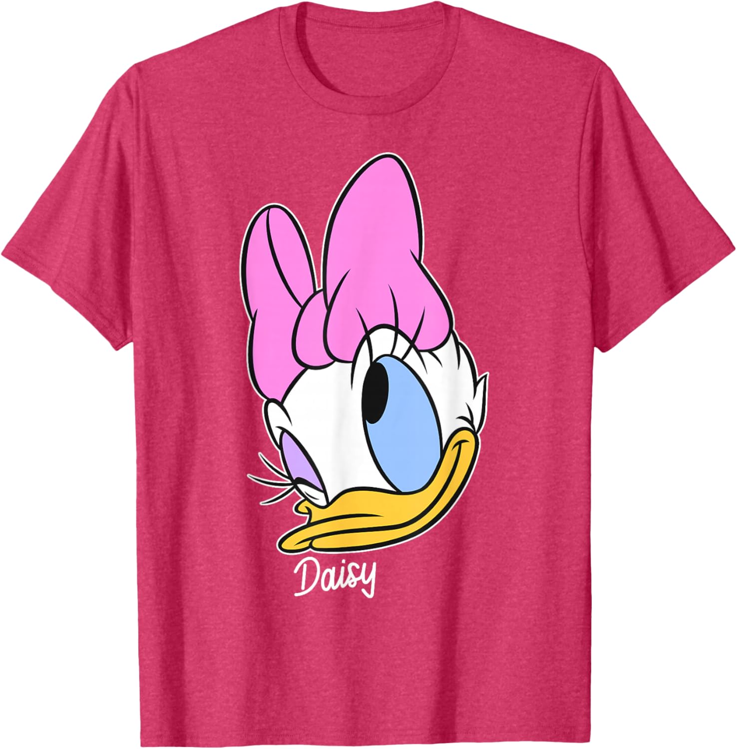 Disney Mickey and Friends Daisy Big Face T-Shirt for Fun Fashion Lovers - 5
