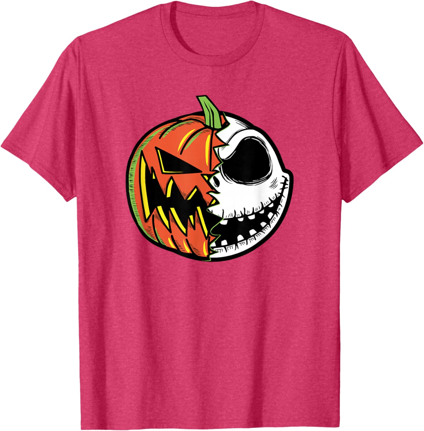 Nightmare Before Christmas Pumpkin Face T-Shirt for Fans and Fashion Lovers - 2