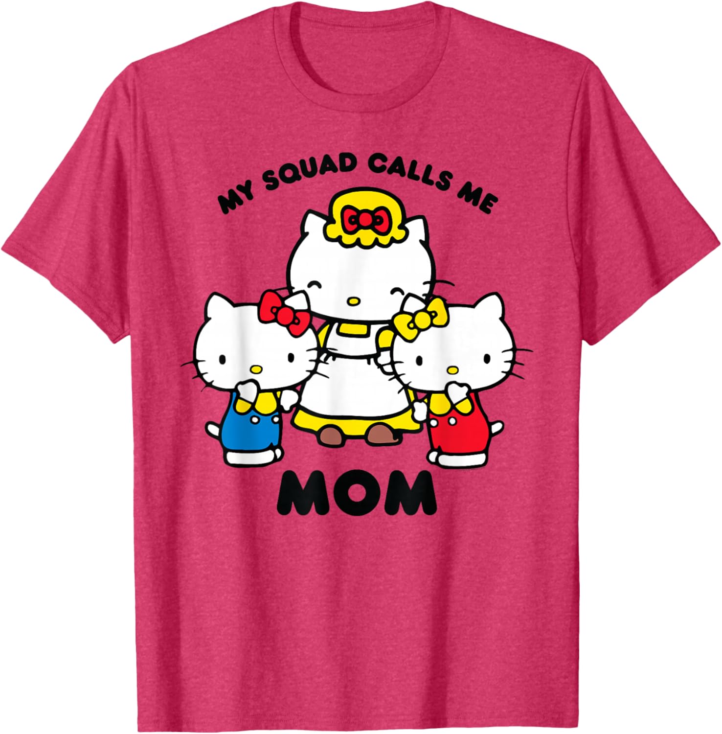 Hello Kitty Mom Squad T-Shirt for Stylish Moms - Cute and Comfy Clothing - 3