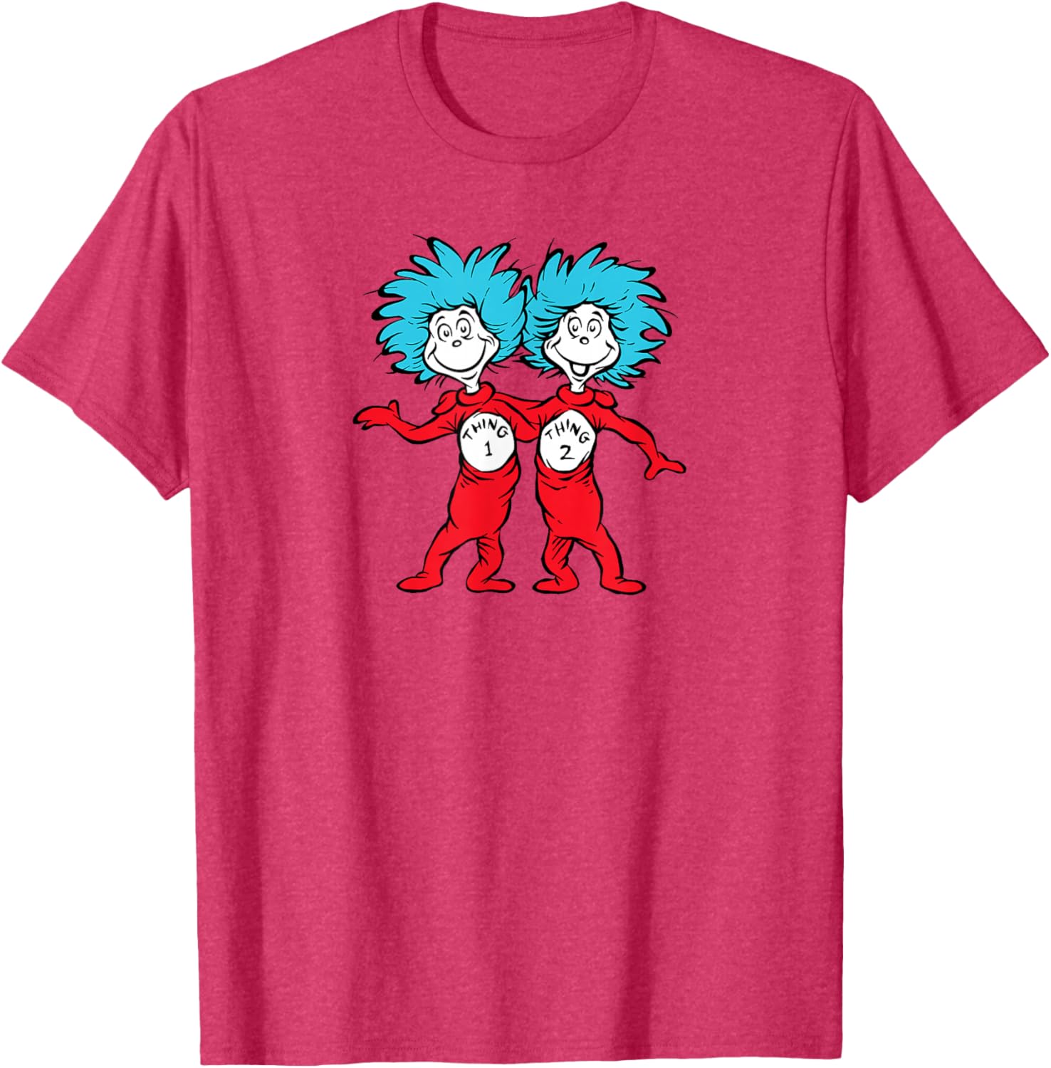 Dr. Seuss Thing 1 Thing 2 Buddies T-Shirt for Fun Lovers and Kids - 12