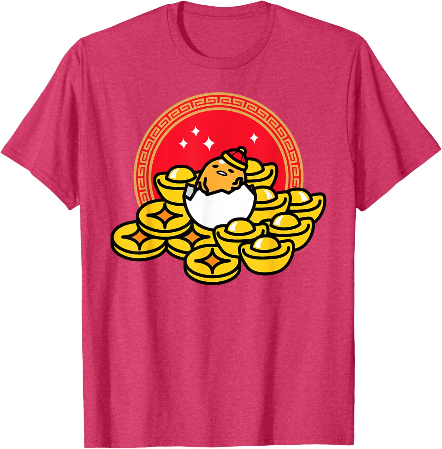 Gudetama the Lazy Egg Lunar New Year T-Shirt for a Festive Celebration - 15