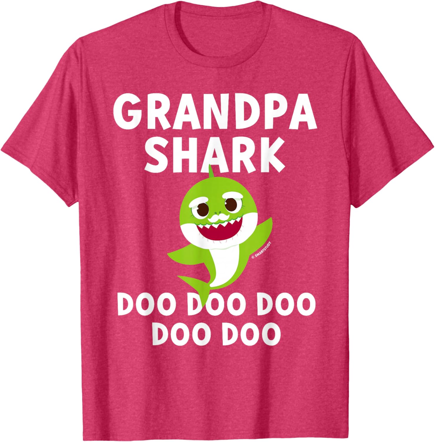 Pinkfong Grandpa Shark Official T-Shirt Fun Cute Kids Apparel - 10