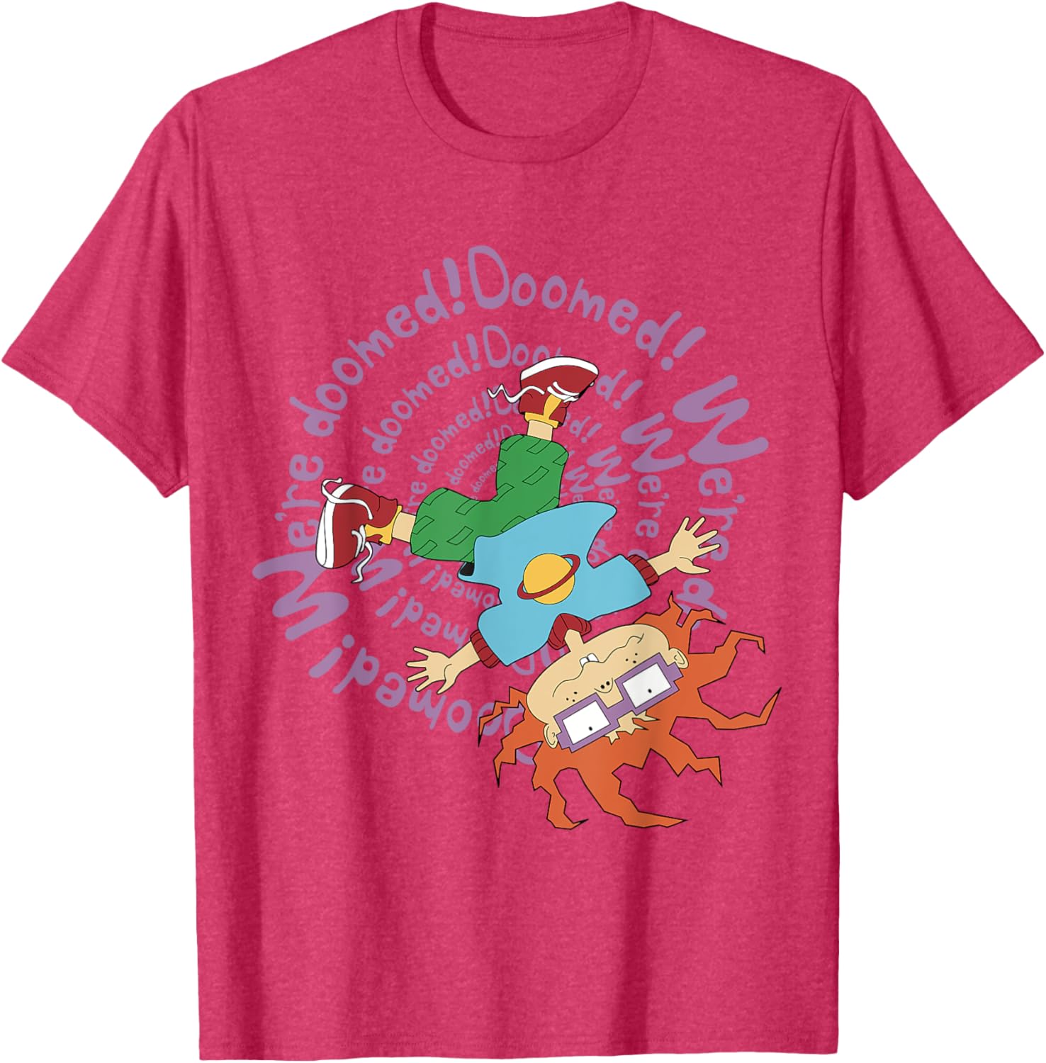 Mademark x Rugrats Chuckie We're Doomed T-Shirt for Fun Nostalgia and Style - 3