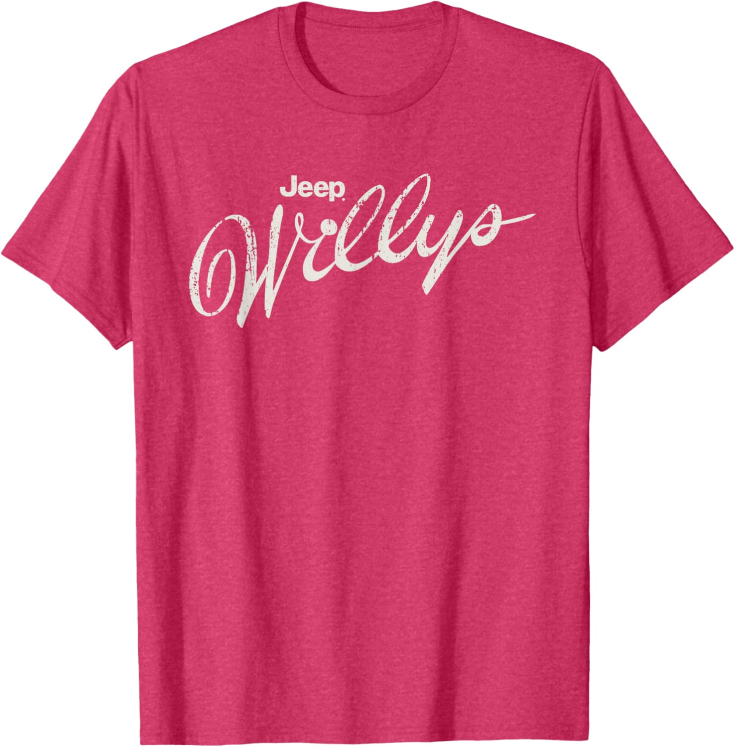 Vintage Jeep Willys Script Logo T-Shirt for Car Enthusiasts and Adventurers - 2