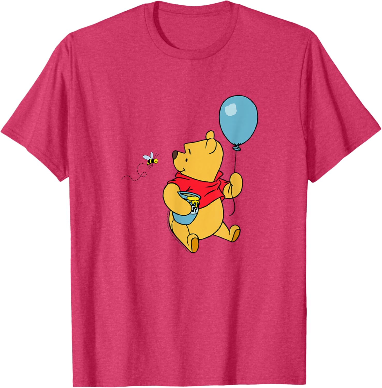 Adorable Disney Winnie the Pooh T-Shirt with Balloon and Honey Design - 11