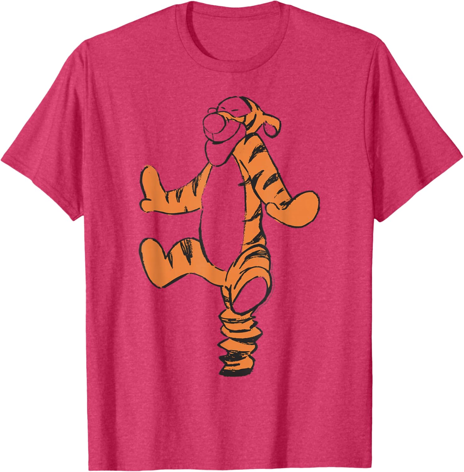 Disney Winnie the Pooh Tigger Simple Sketch T-Shirt for Fun Outfits - 7