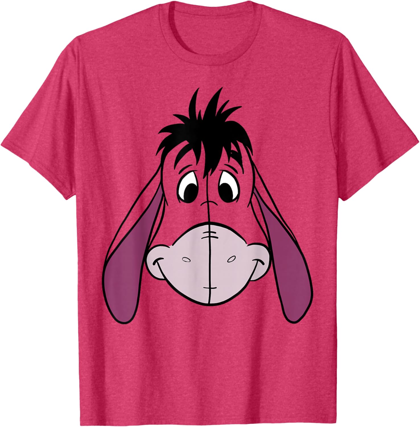 Disney Winnie The Pooh Eeyore Large Face T-Shirt for Adults and Kids - 3
