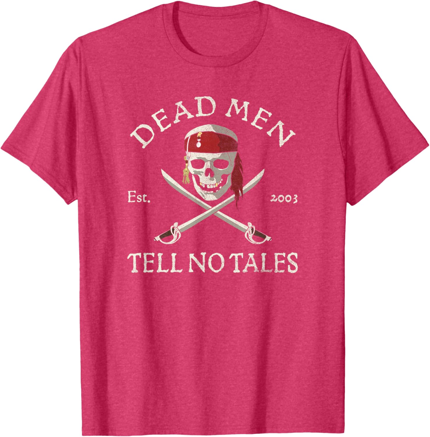 Disney Pirates of the Caribbean Dead Men Tell No Tales T-Shirt for Fans - 6