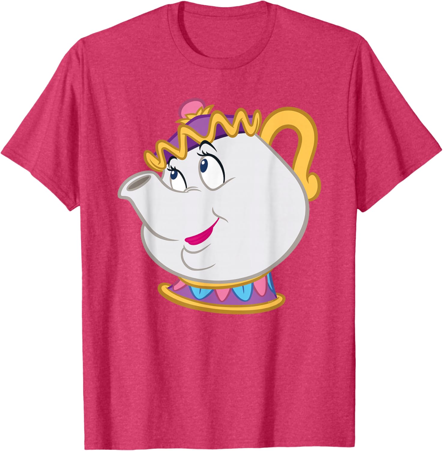 Disney Beauty and the Beast Mrs. Potts Big Face Costume T-Shirt for Fans - 9