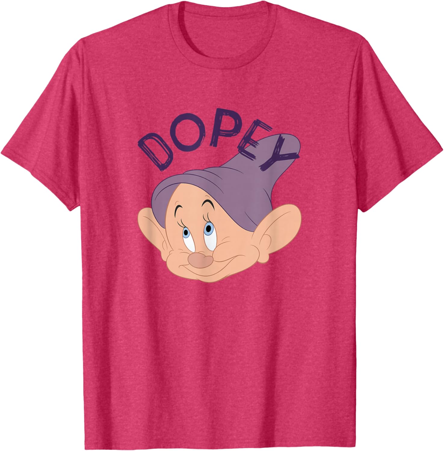 Disney Snow White Dopey Face T-Shirt for Kids and Adults - Fun Apparel - 5