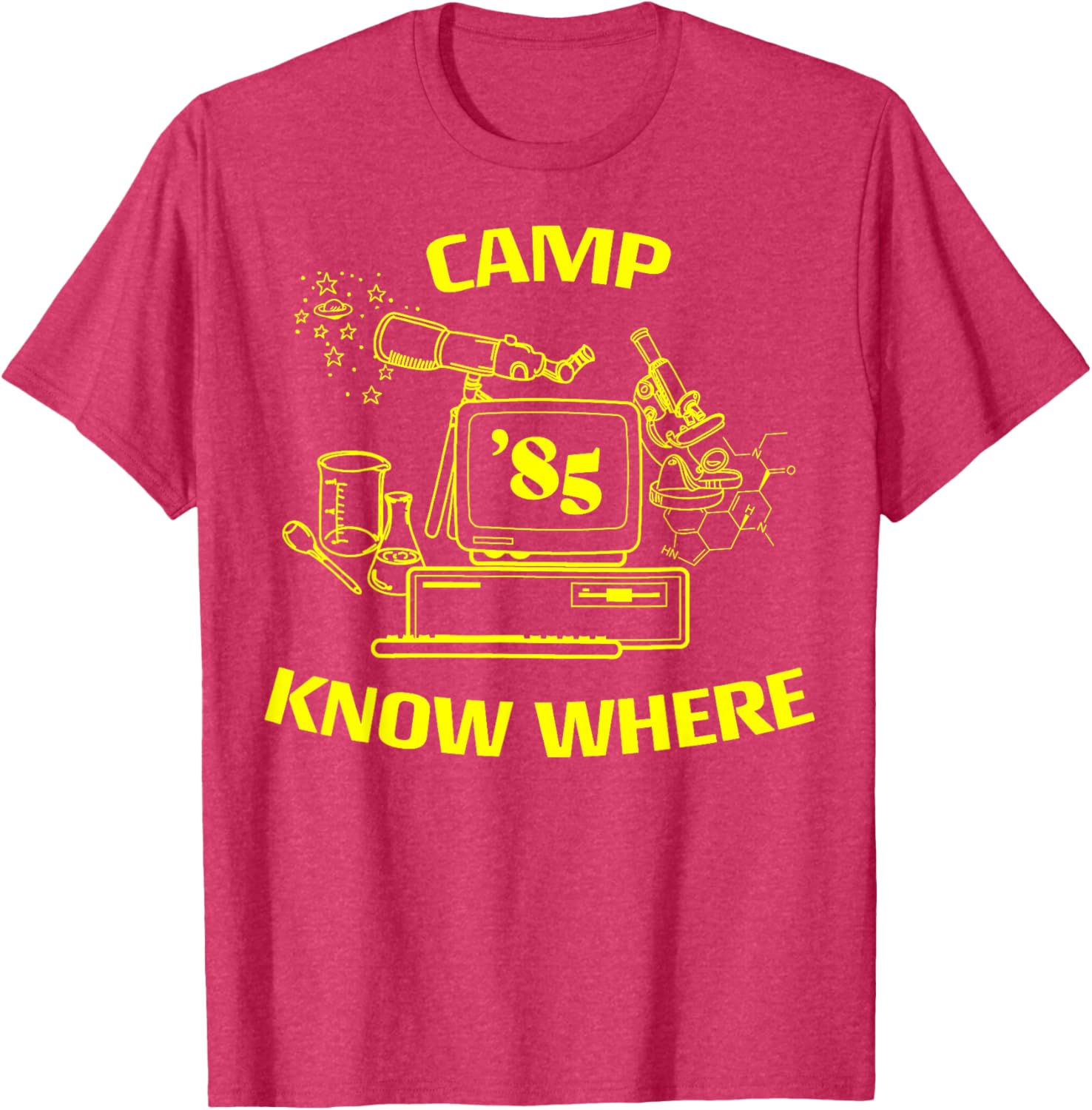 Stranger Things Camp Know Where 85 Logo T-Shirt for Fans and Collectors - 2