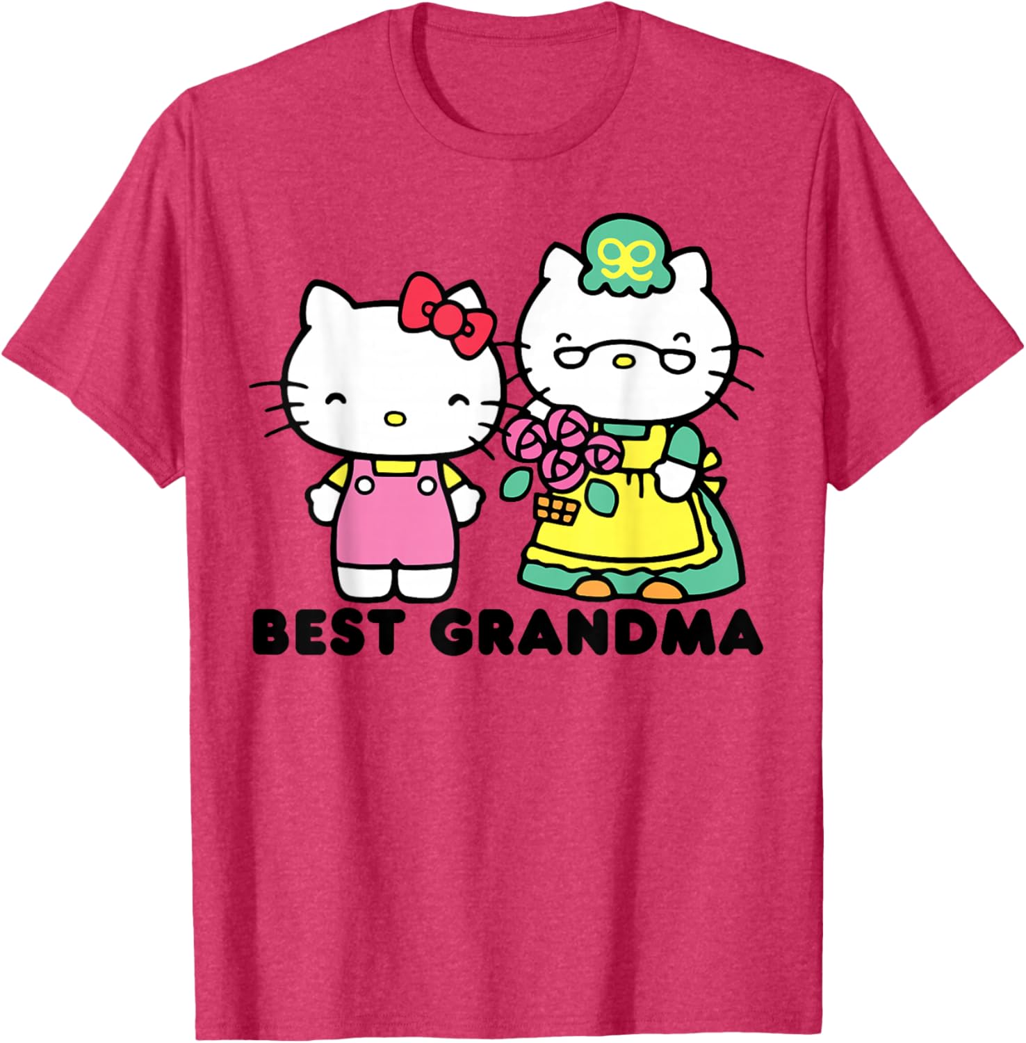 Hello Kitty Best Grandma T-Shirt Cute Gift for Grandmothers - 5