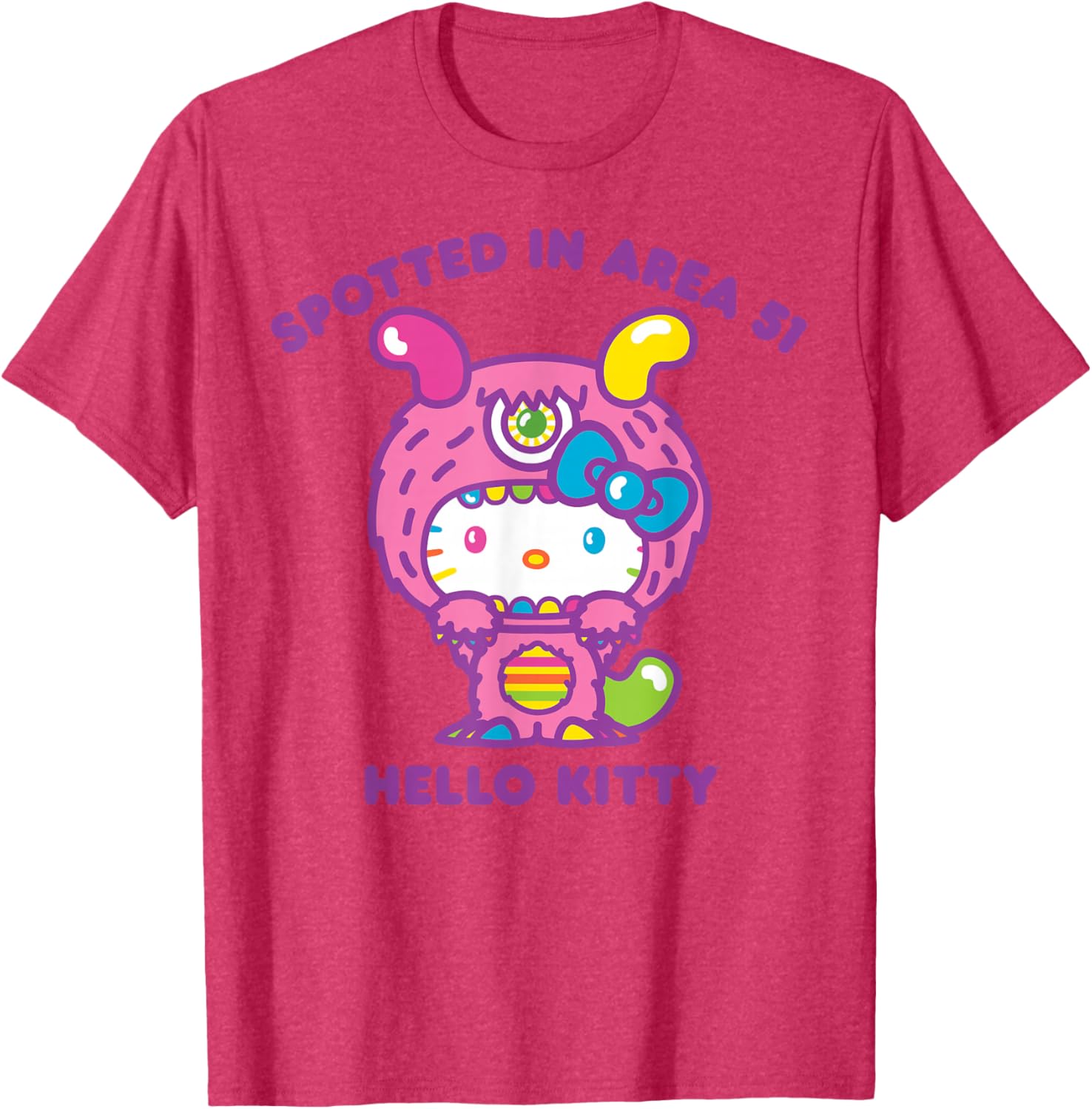 Hello Kitty Area 51 Alien Sighting T-Shirt for Fun Fashion Lovers - 3