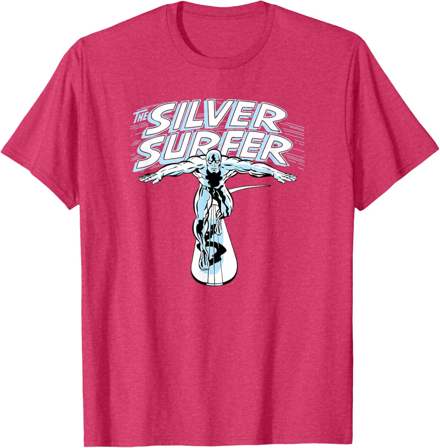 Vintage Marvel Fantastic Four Silver Surfer Portrait T-Shirt for Fans - 2