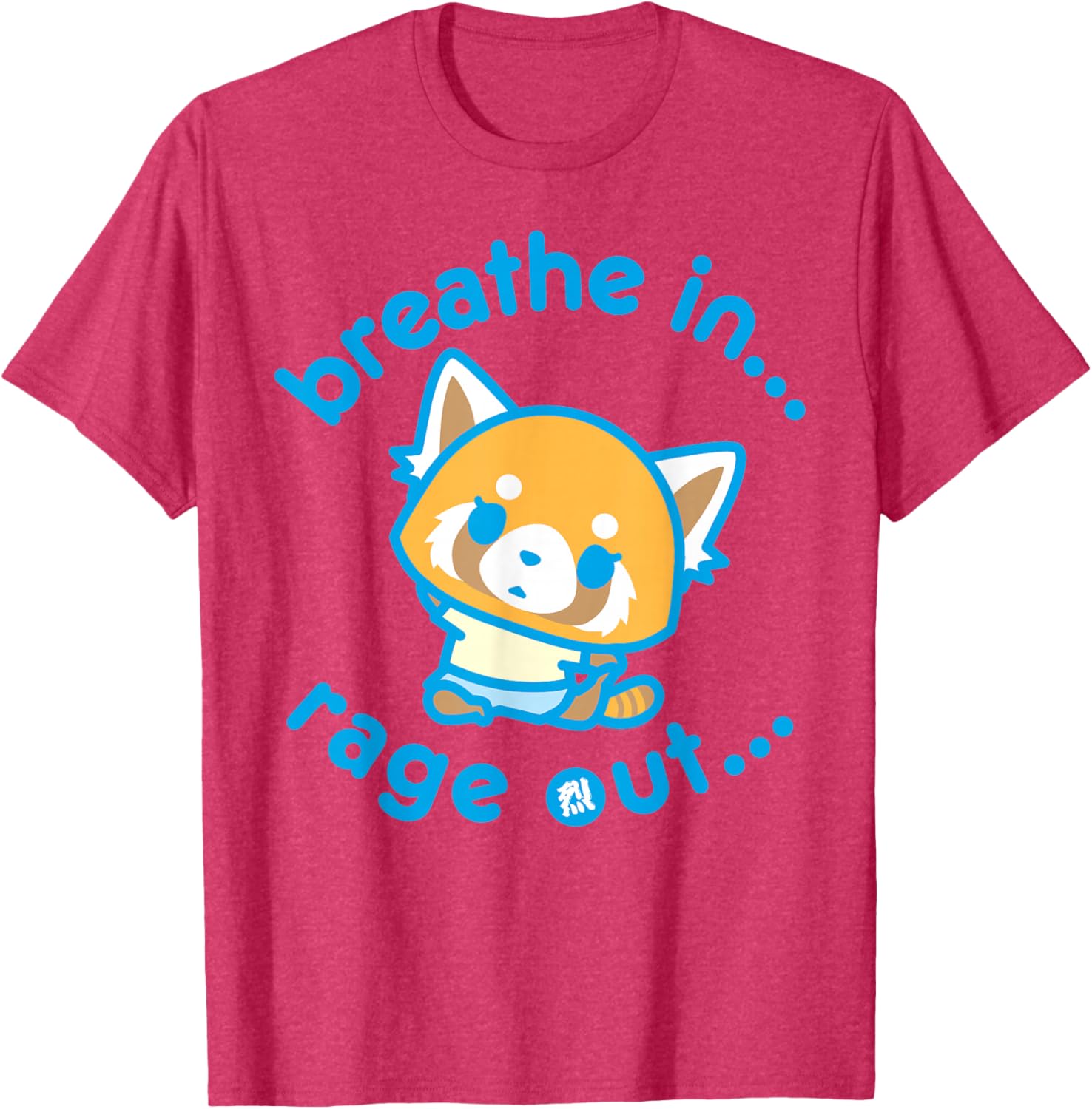 Aggretsuko Yoga Breathe In Rage Out T-Shirt for Fans and Yoga Lovers - 20