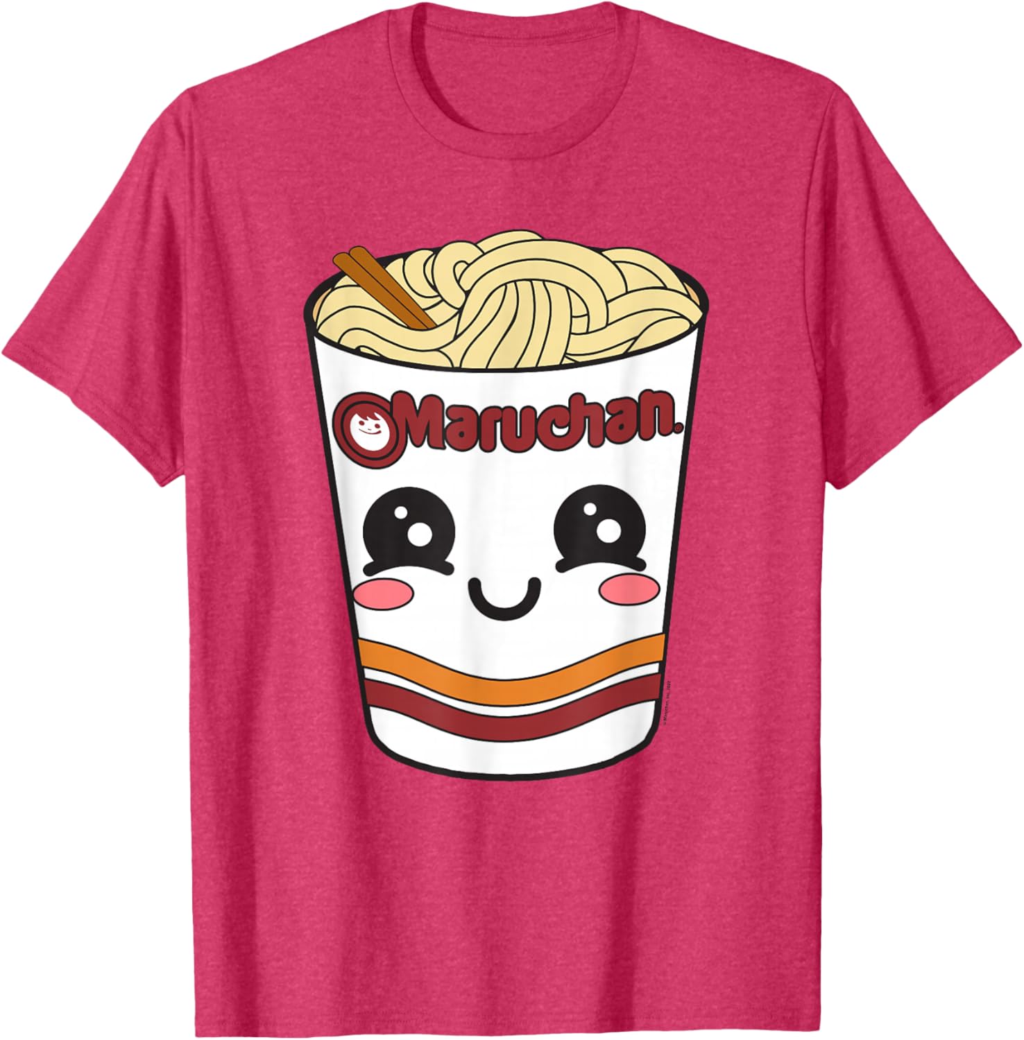 Cute Maruchan Ramen Noodle Cup Face T-Shirt for Fun Fashion Lovers - 7