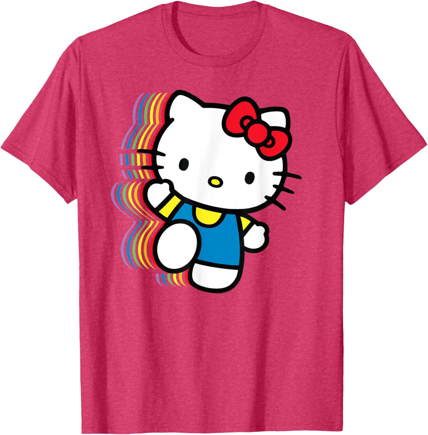Hello Kitty Rainbow T-Shirt for Kids - Cute and Colorful Fashion Wear - 8
