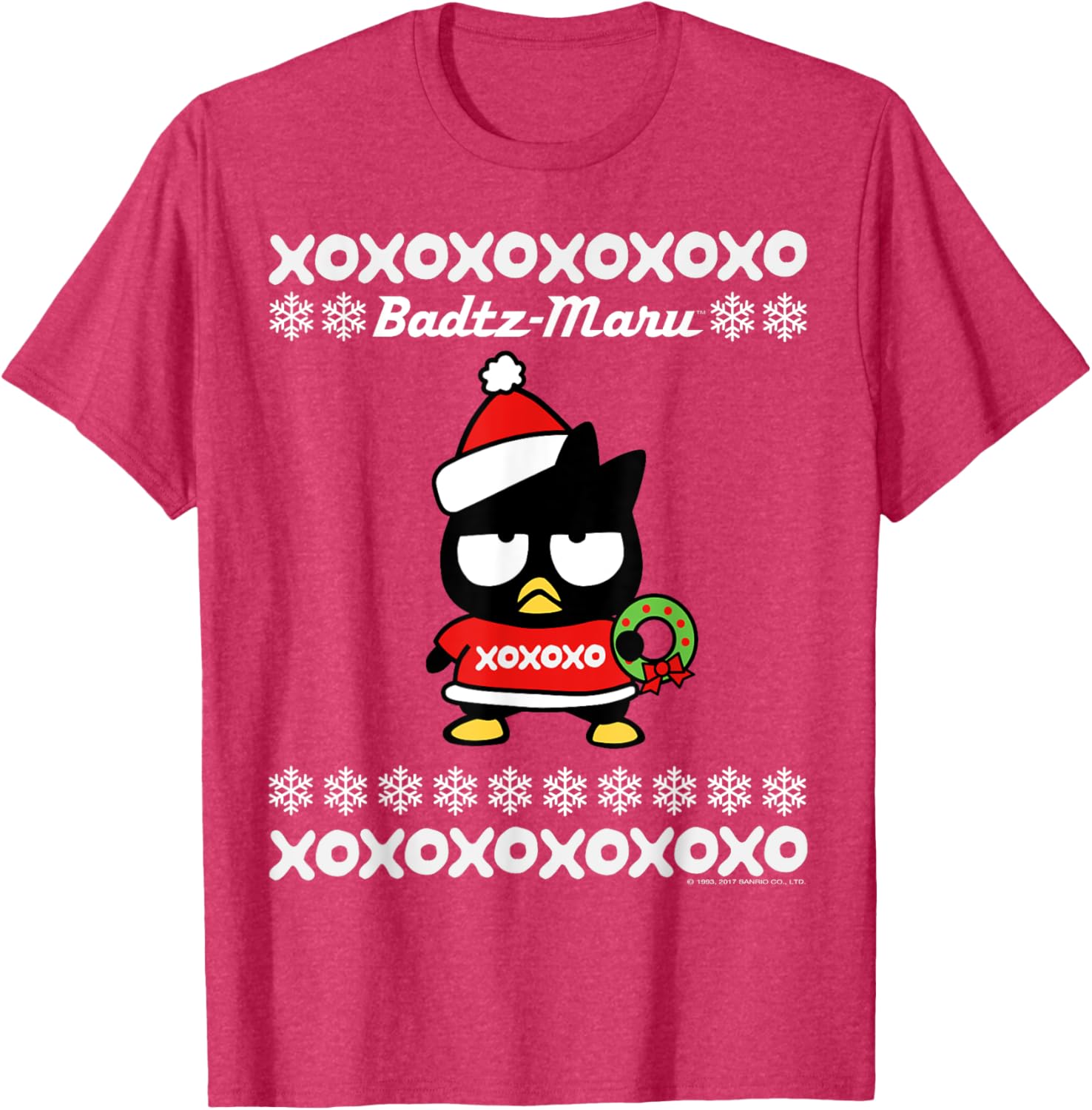 Bad Badtz-Maru Ugly Christmas T-Shirt Fun Holiday Apparel for All - 10