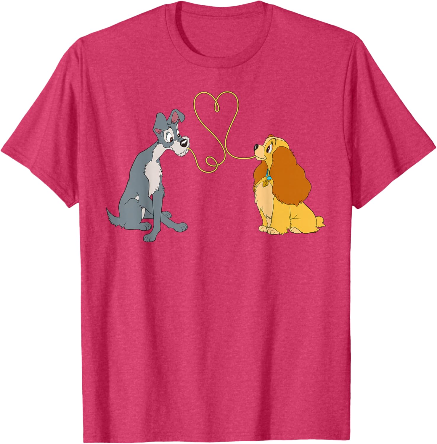 Disney Lady and The Tramp Bella Notte T-Shirt for Fans of Classic Romance - 11