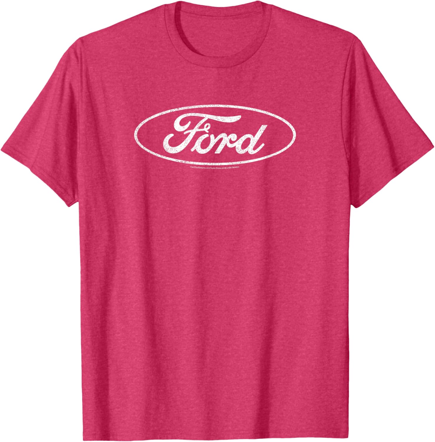 Ford Distressed White Oval Logo T-Shirt for Casual Style and Comfort - 15