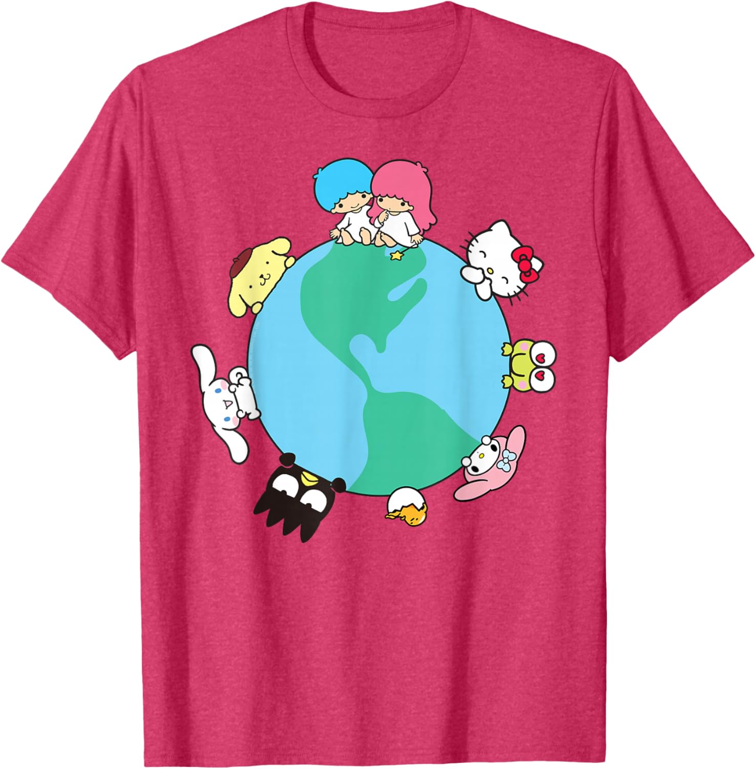 Hello Kitty and Friends Sanrio Earth T-Shirt for Fun and Fashion Lovers - 9