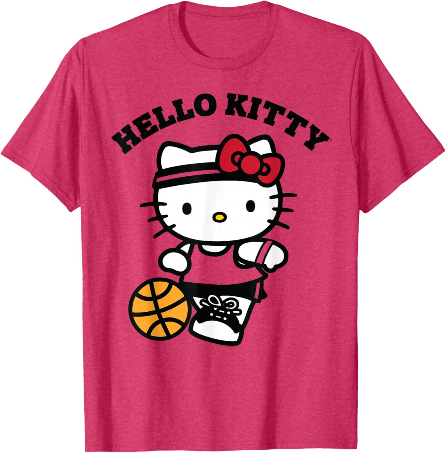 Hello Kitty Unisex Kids Basketball T-Shirt in Blue - Small Size - 14