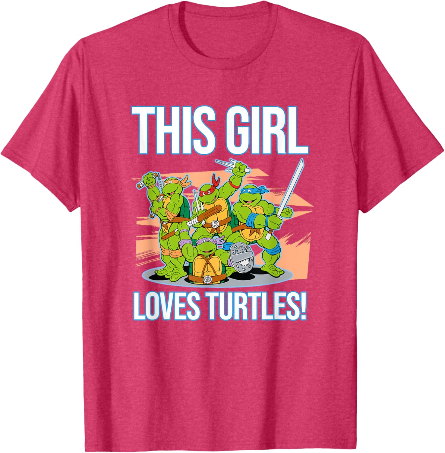 Mademark Teenage Mutant Ninja Turtles This Girl Loves Turtles T-Shirt - 18