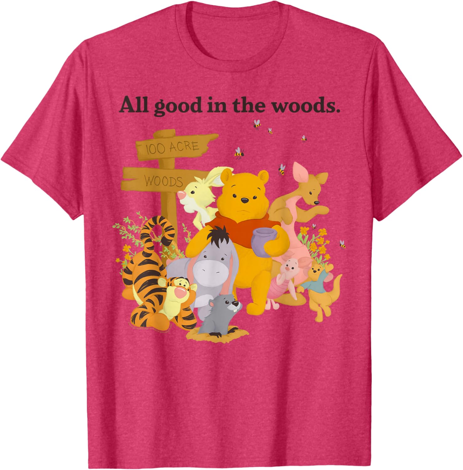 Disney Winnie The Pooh All Good In The Woods T-Shirt for Kids and Adults - 9