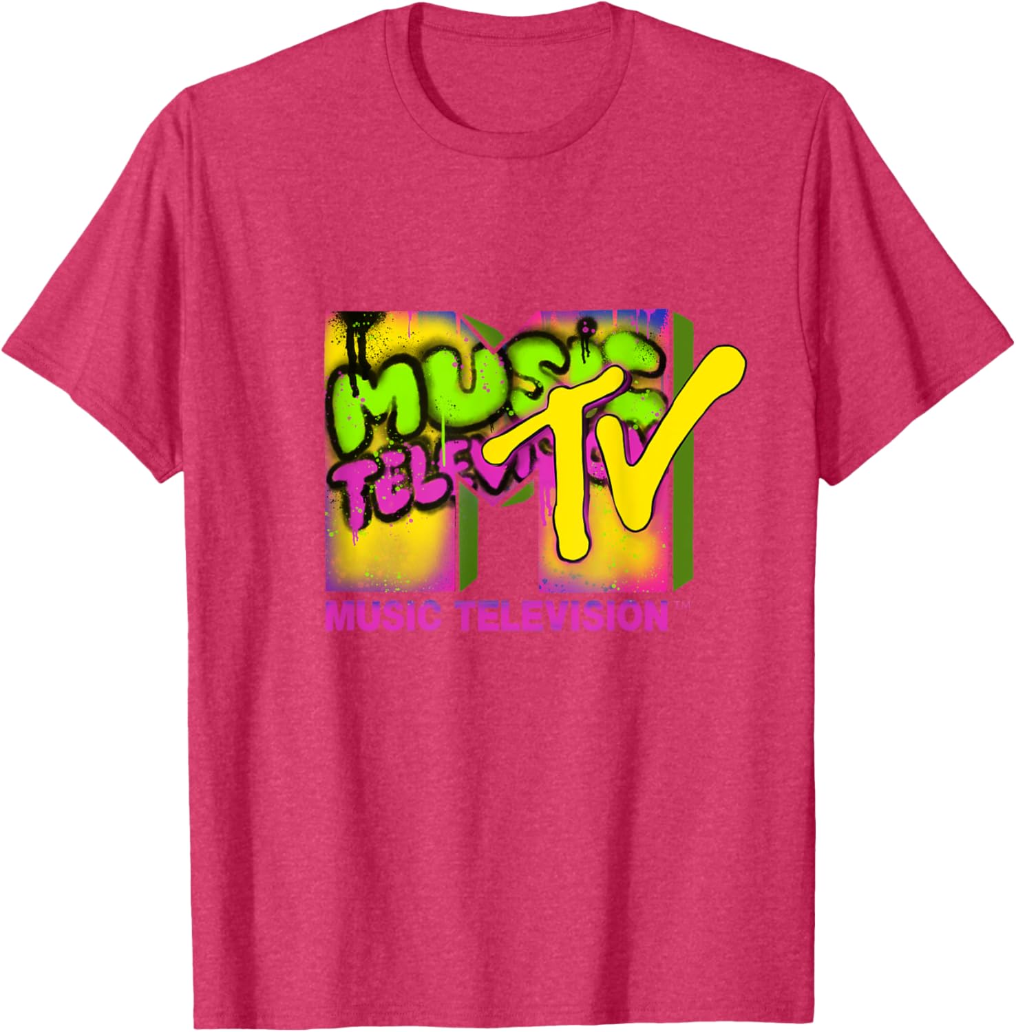 Mademark x MTV Official Logo Graffiti Tag T-Shirt for Music Lovers - 3