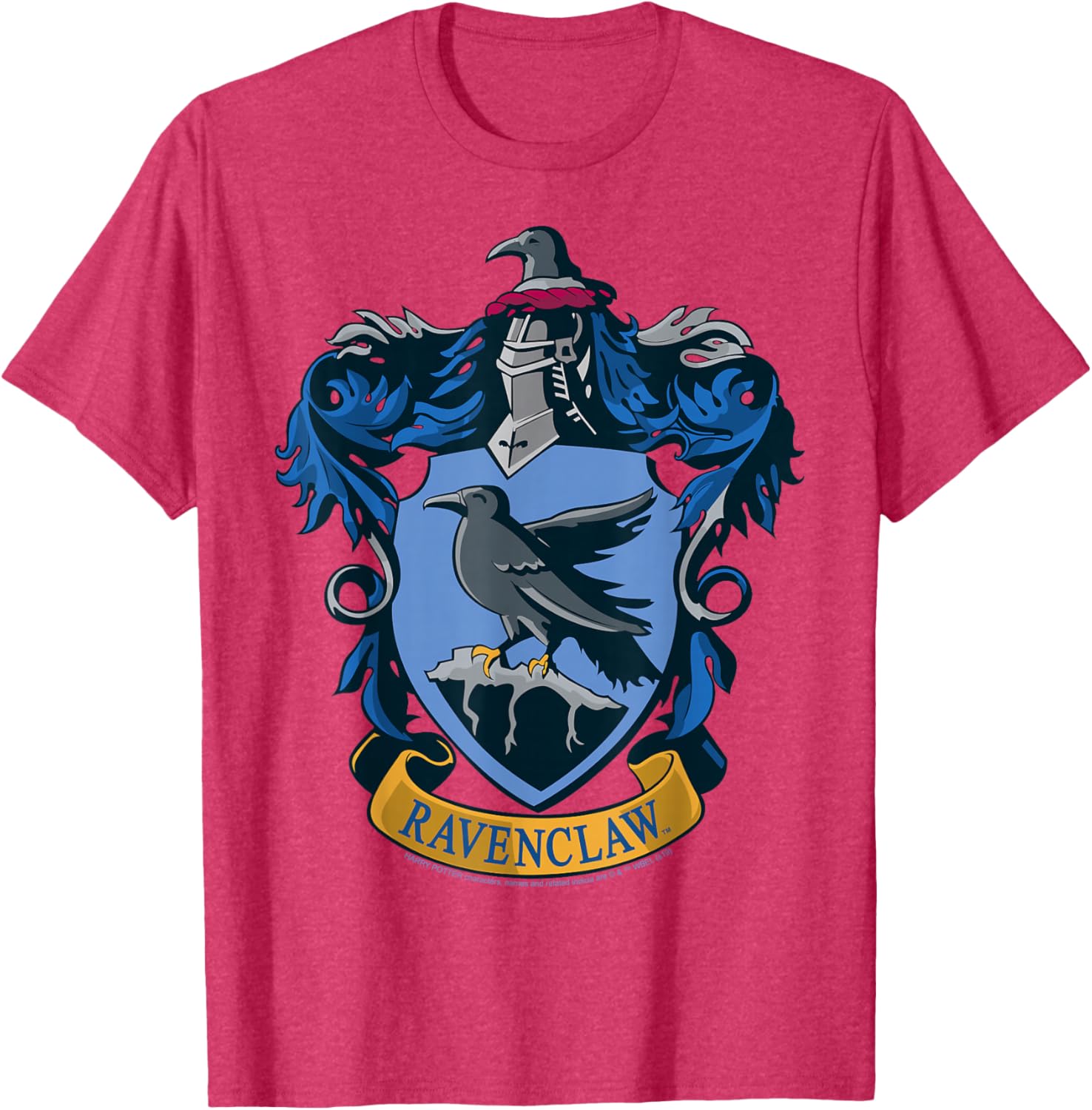 Ravenclaw Hogwarts House Nouveau Crest T-Shirt for Harry Potter Fans - 8