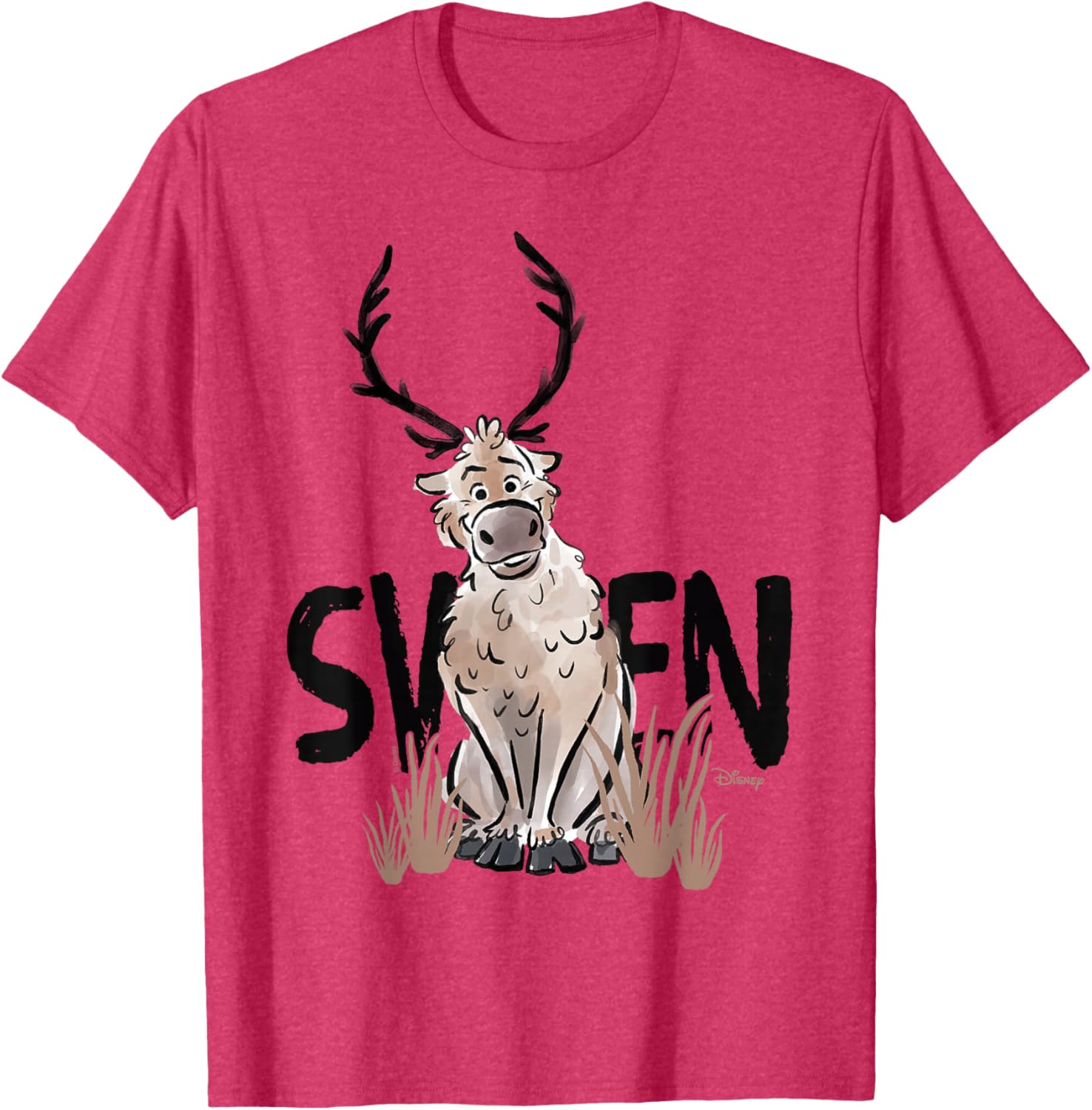 Frozen 2 Sven Watercolor T-Shirt for Kids - Fun and Stylish Apparel - 1