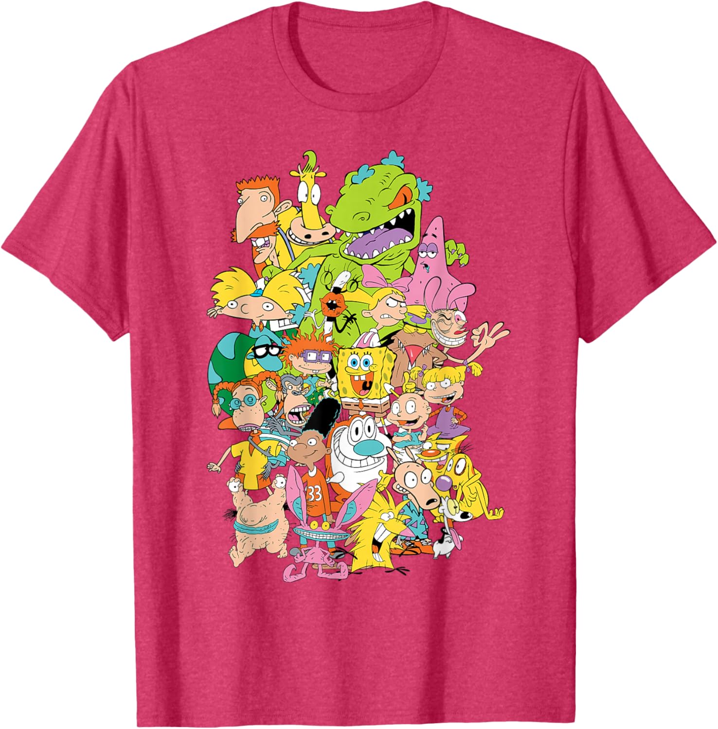 Nickelodeon 90s Throwback Character T-Shirt for Retro Cartoon Fans - 7