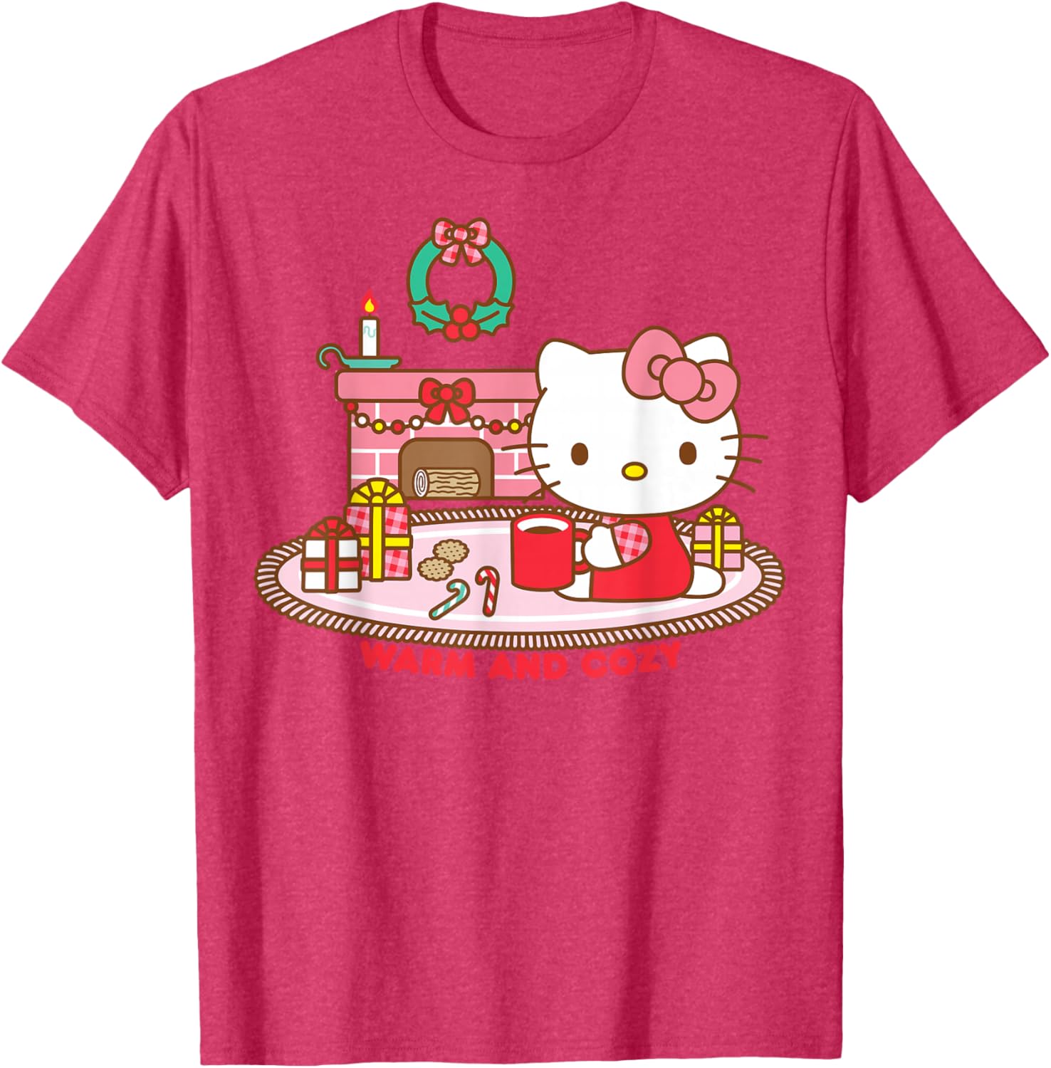 Hello Kitty Cozy Christmas T-Shirt Perfect for Festive Cheer and Comfort - 2