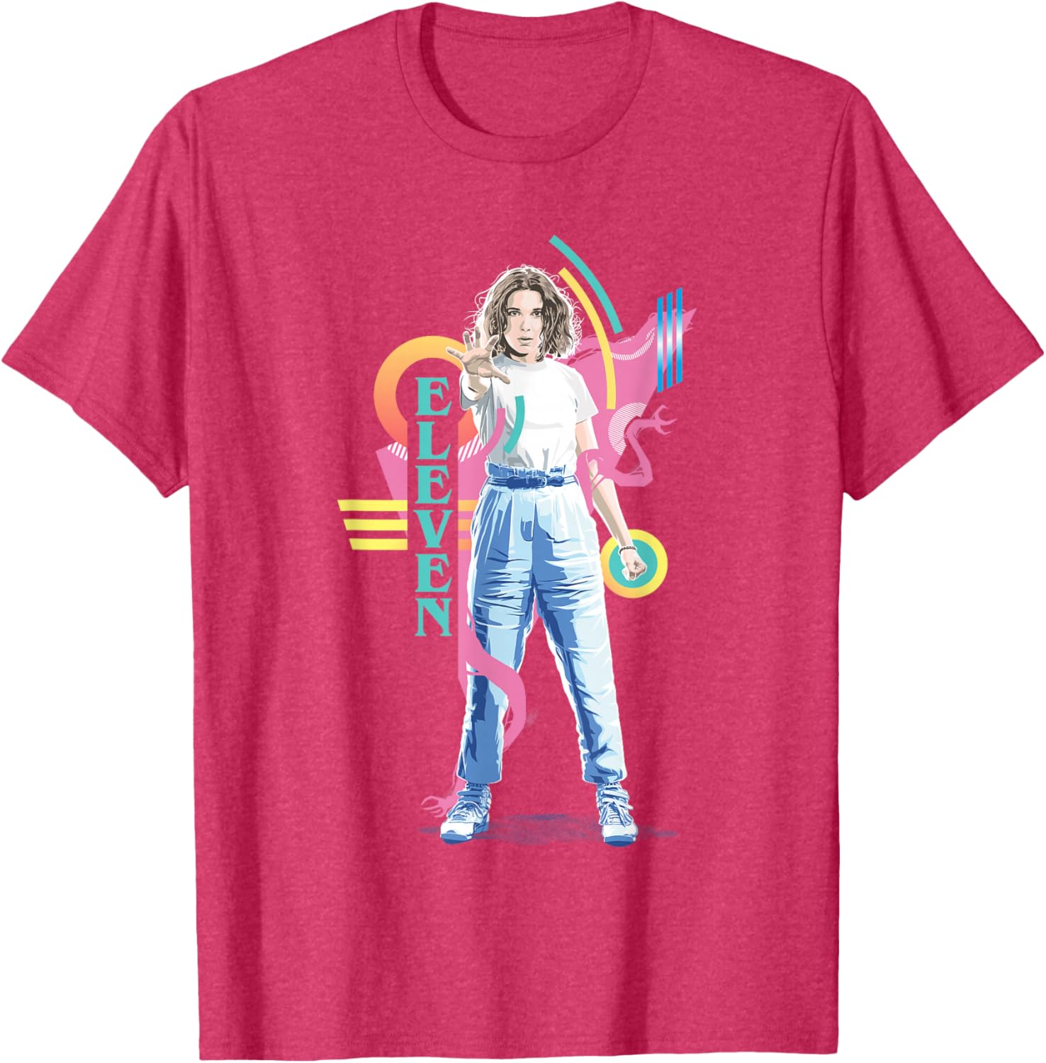 Stranger Things Eleven Retro 80s Icon T-Shirt for Fans and Collectors - 13