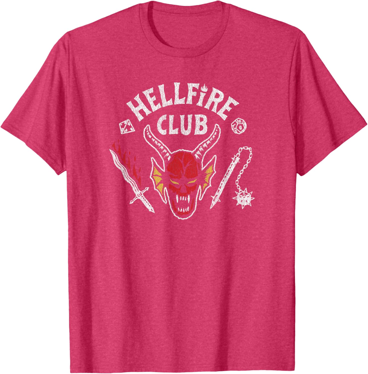Stranger Things 4 Hellfire Club Skull T-Shirt for Fans and Collectors - 3