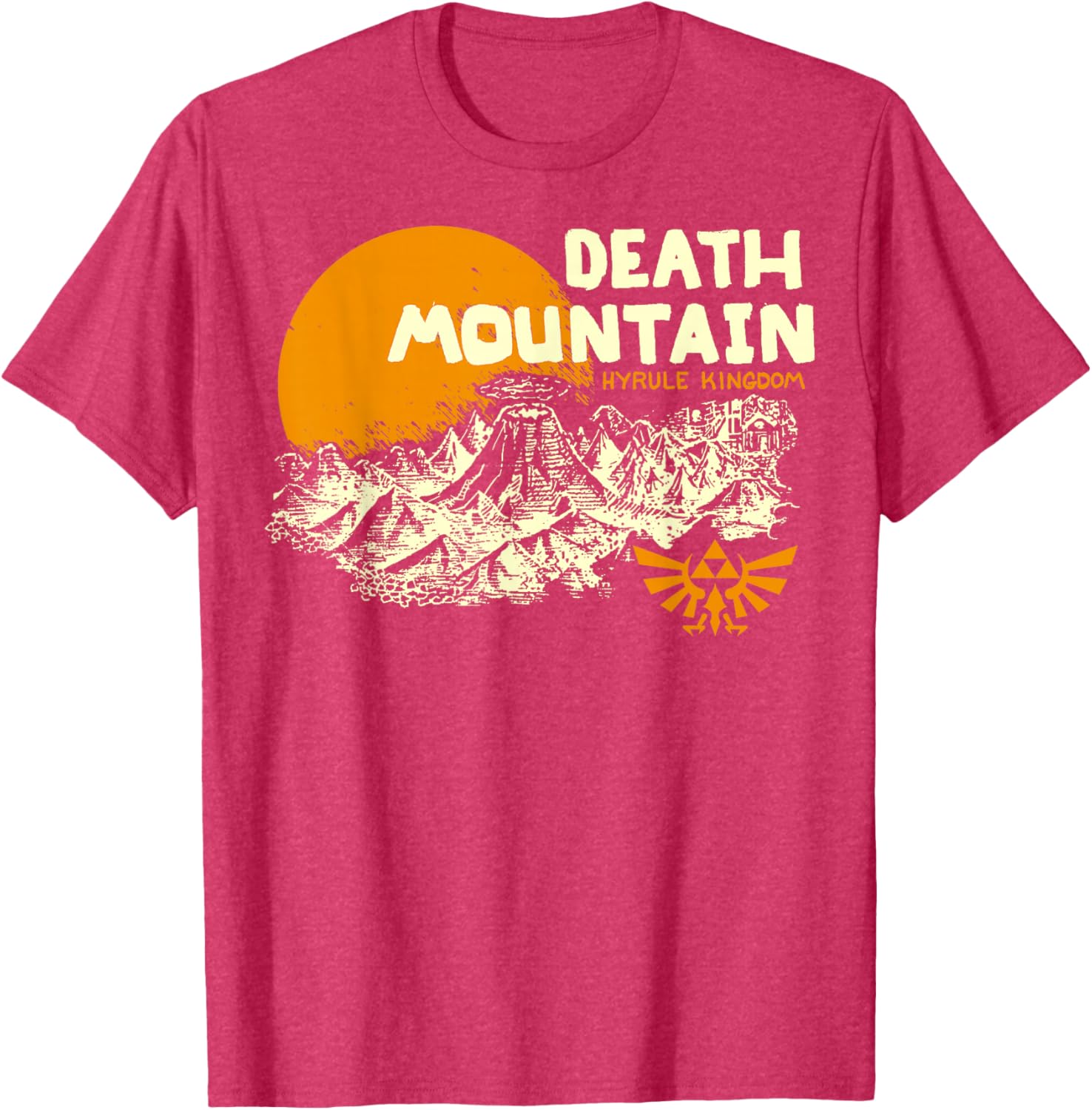 Nintendo Legend of Zelda Hyrule Death Mountain Graphic T-Shirt for Fans - 2