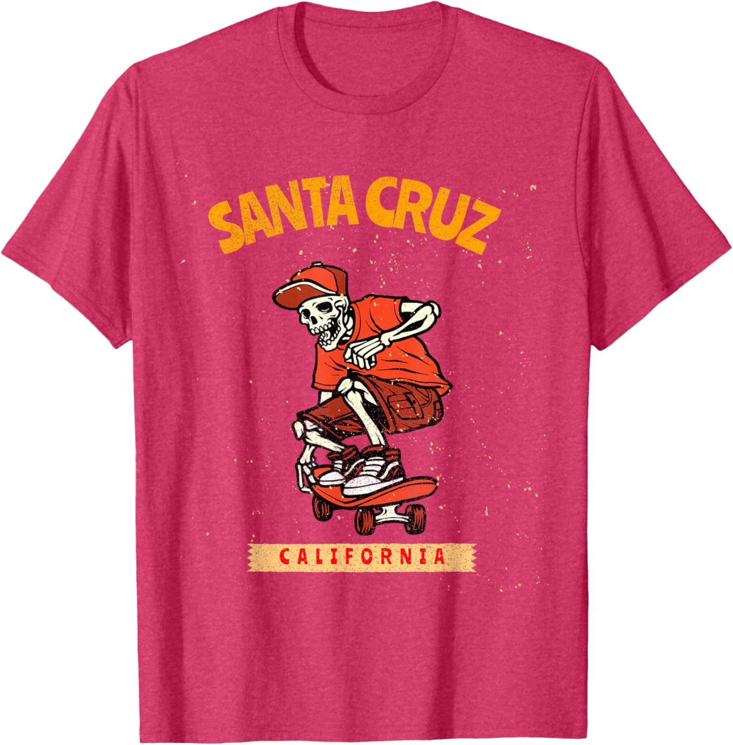 Vintage Santa Cruz Skeleton Skateboarder T-Shirt for Skateboarding Fans - 2