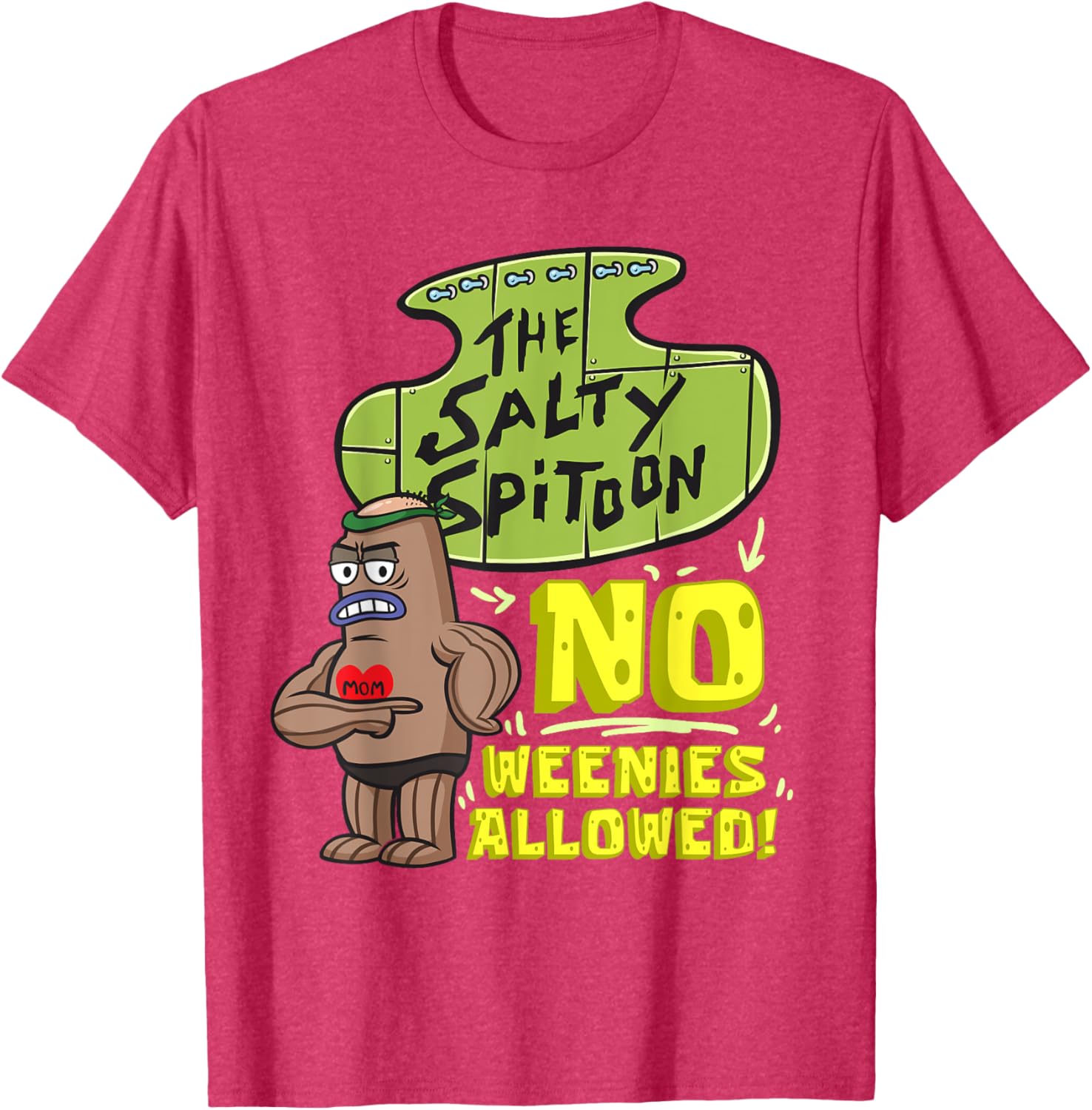 Mademark SpongeBob Salty Spitoon Bodybuilder T-Shirt for Gym Lovers - 12