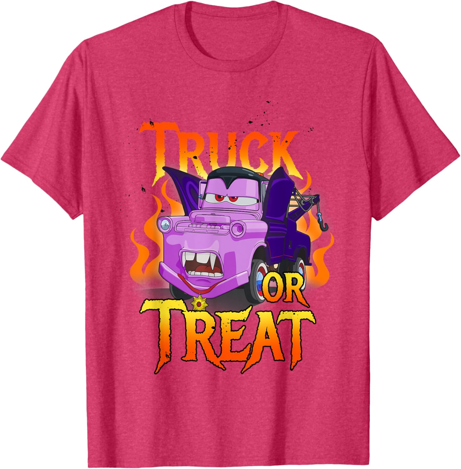 Disney Pixar Cars Halloween Vampire Truck Or Treat T-Shirt for Kids - 10