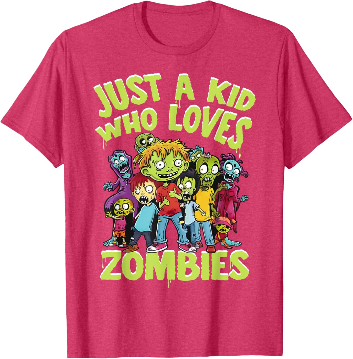 Funny Zombie Love Kids T-Shirt Perfect for Halloween Fun - 11