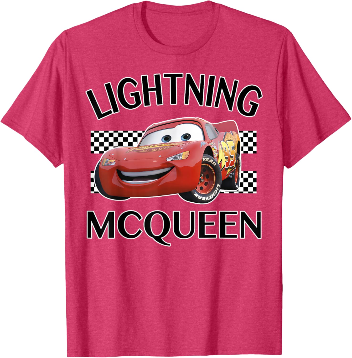 Disney Pixar Cars Lightning McQueen Finish Line Graphic T-Shirt for Kids - 4