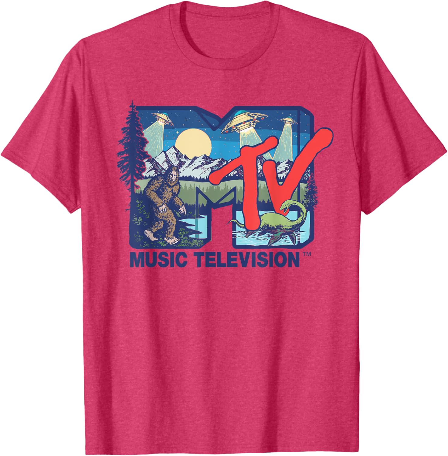 Mademark x MTV Cryptid Logo T-Shirt Featuring Bigfoot UFOs and Aliens - 1