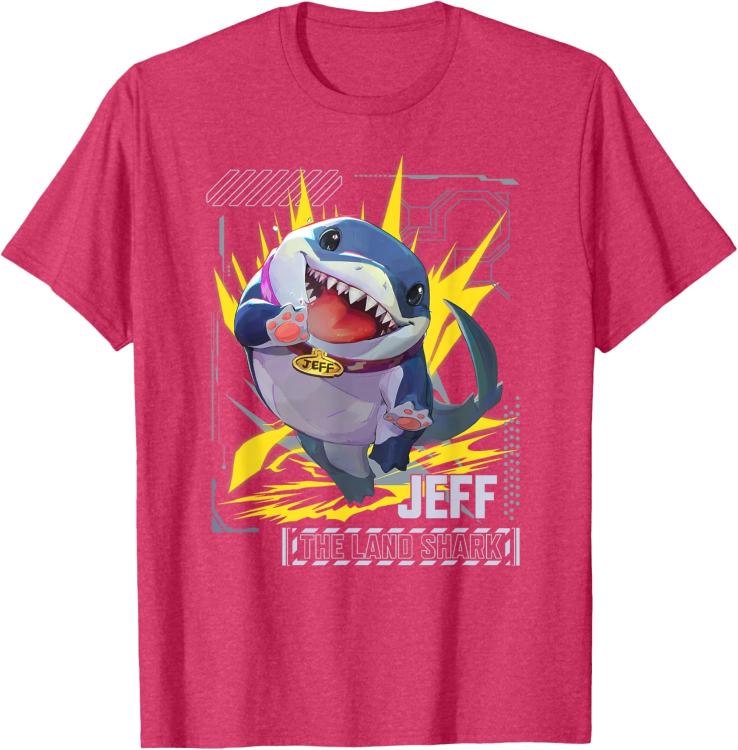 Marvel Rivals Jeff the Land Shark T-Shirt for Superhero Gamers - 19