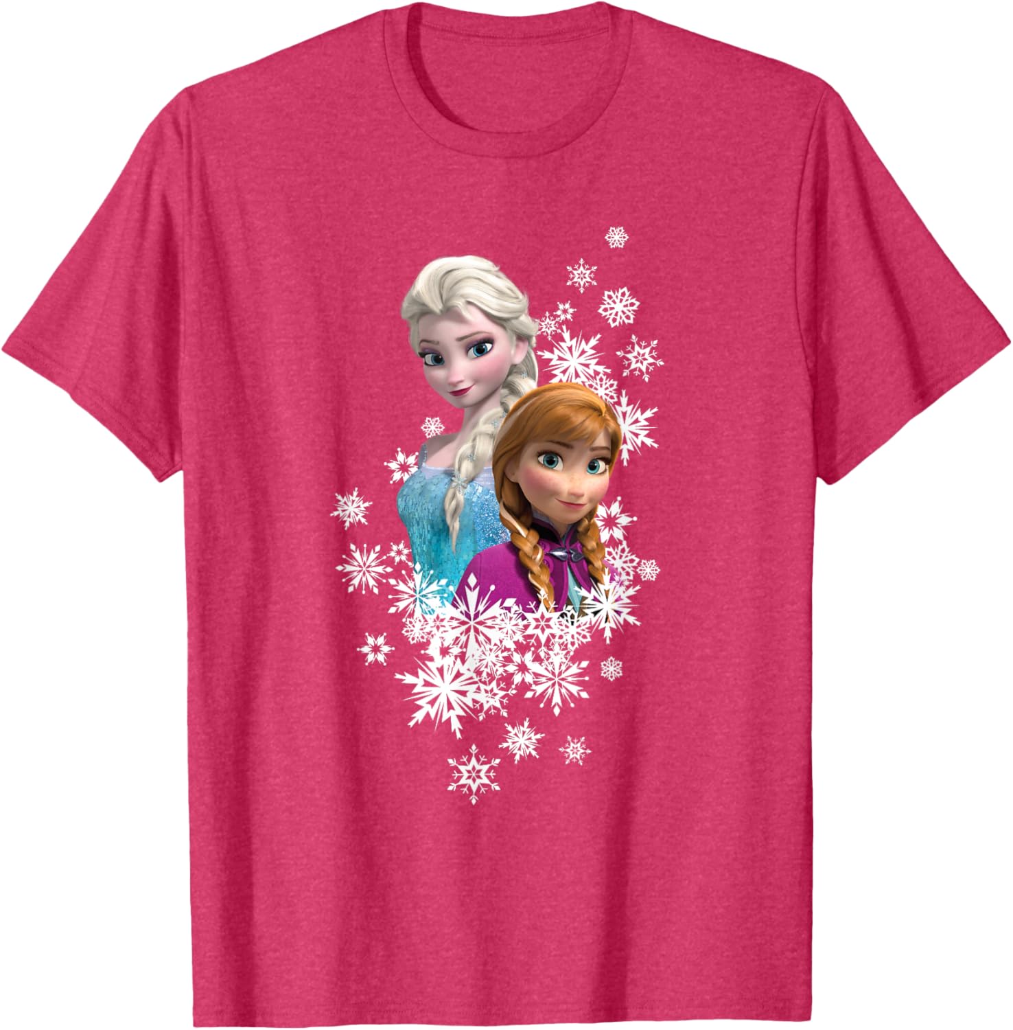 Disney Frozen Anna and Elsa Snowflakes T-Shirt for Kids and Fans - 15