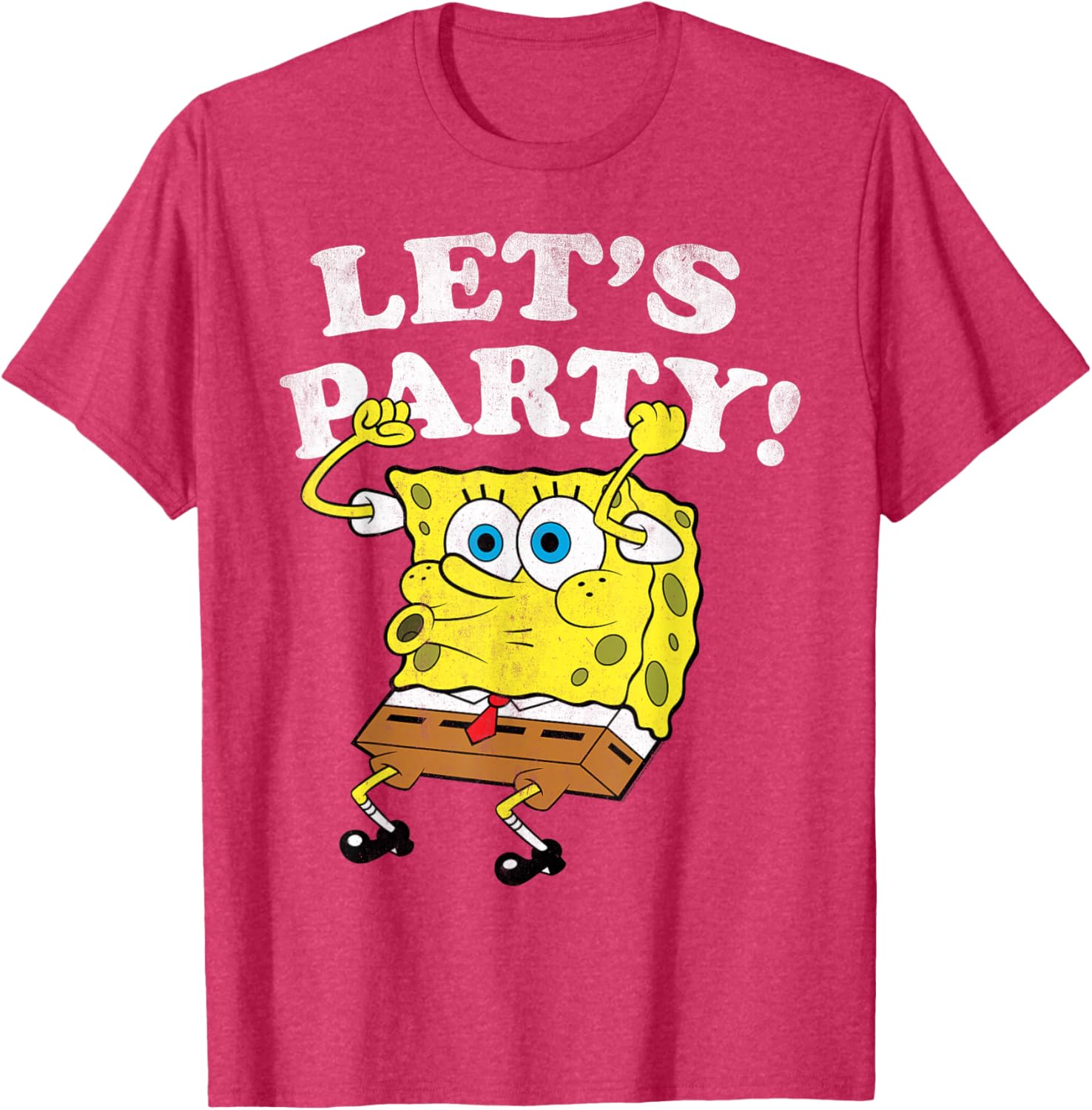 SpongeBob SquarePants Let's Party T-Shirt for Fun Kids Apparel - 5