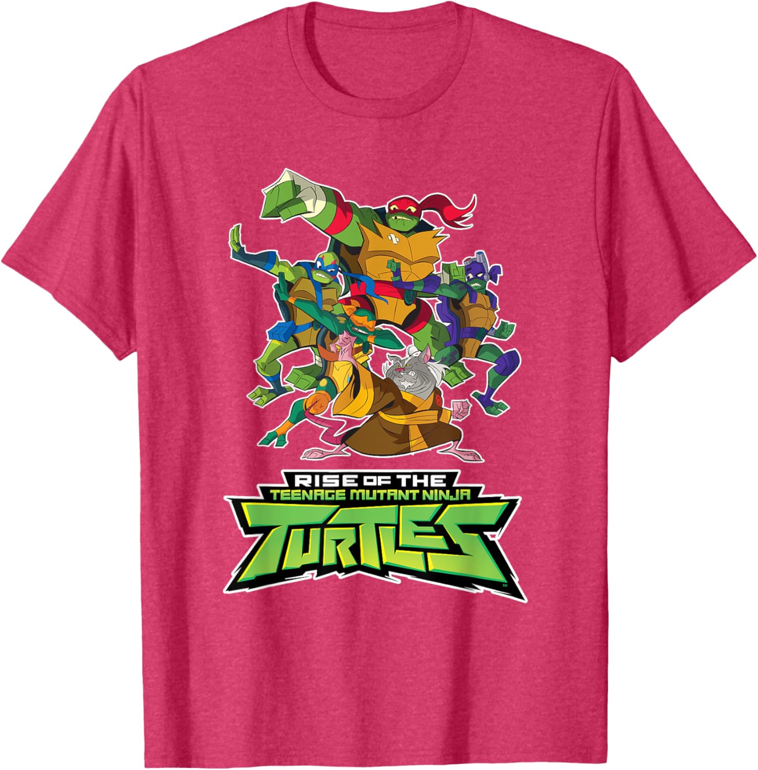 Mademark Teenage Mutant Ninja Turtles Rise T-Shirt with Splinter Design - 11