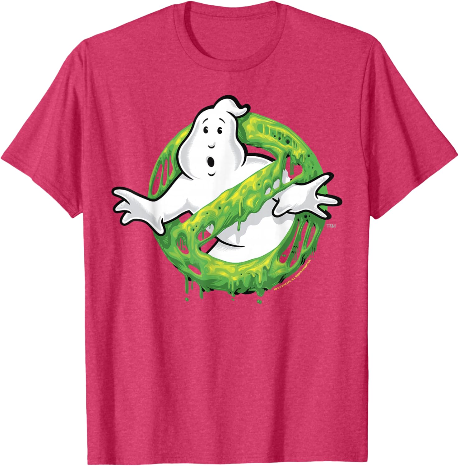 Ghostbusters Classic Slime Ghost Logo Graphic T-Shirt for Fans - 8