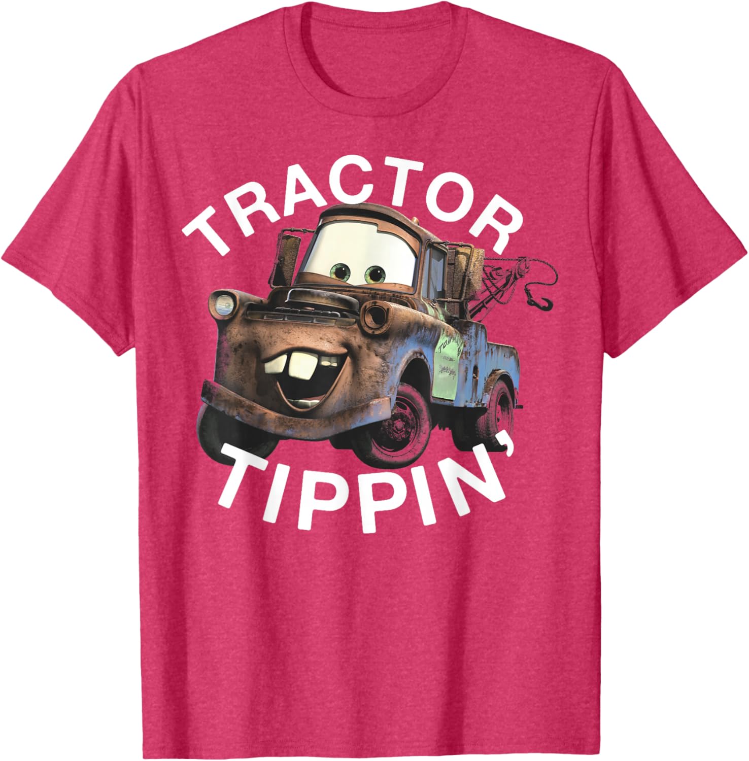 Disney Pixar Cars Mater Tractor Tippin Vintage Logo T-Shirt for Fans - 10