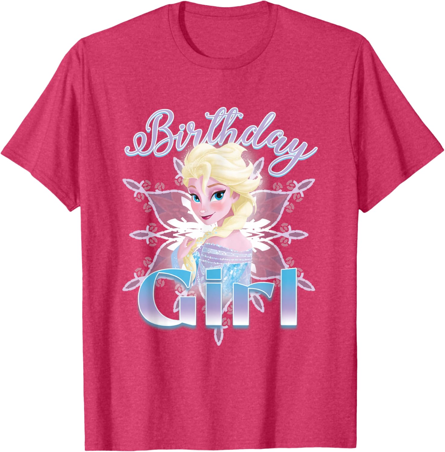 Disney Frozen Elsa Birthday Girl T-Shirt for Girls - Cute Graphic Tee - 11