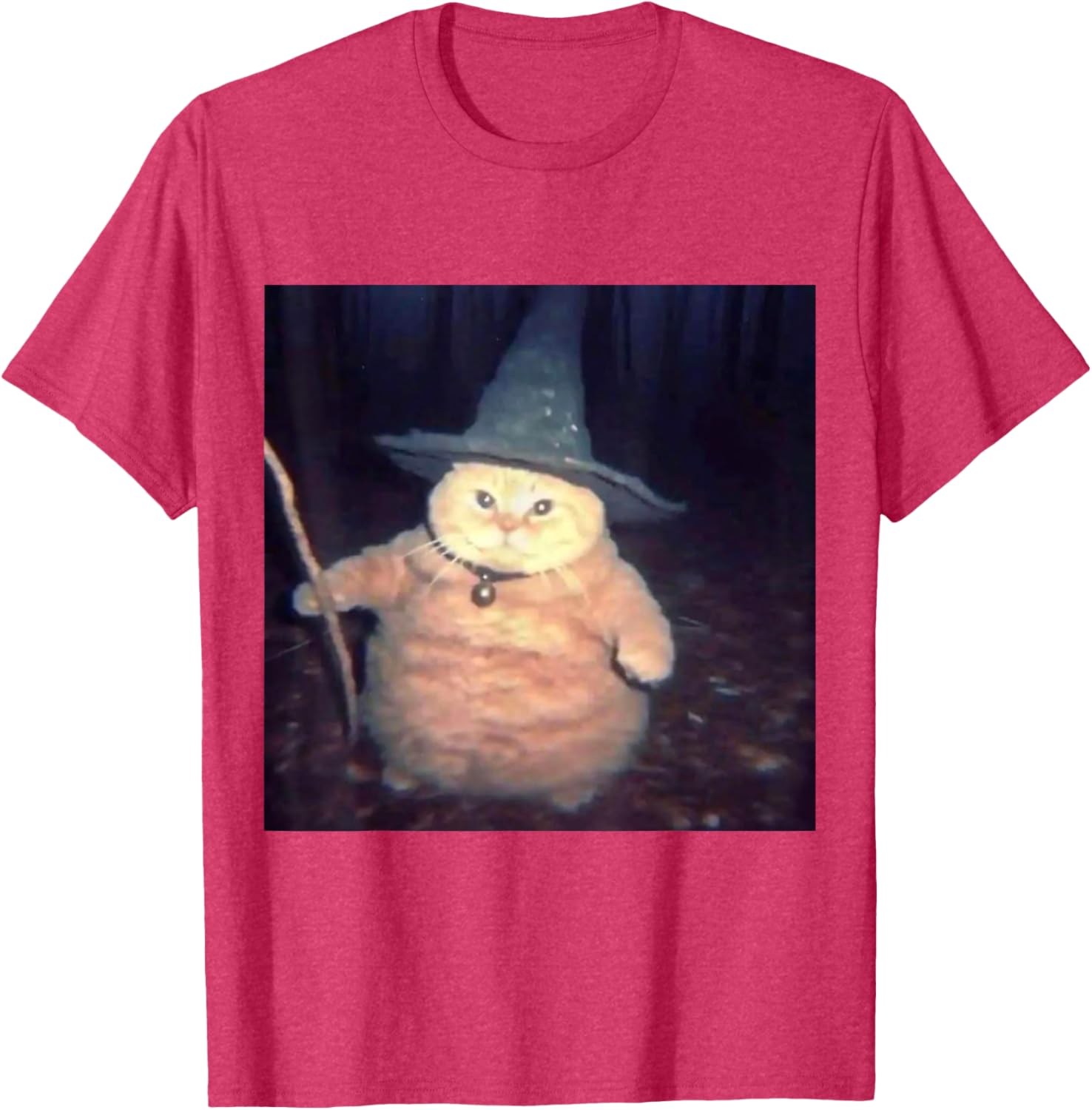 Funny Wizard Cat Halloween T-Shirt for Cat Lovers and Meme Fans - 27